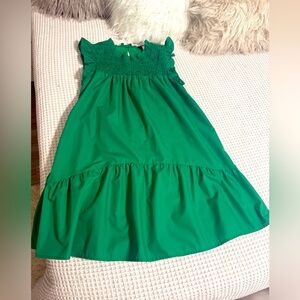 Emelia Green Sleeveless Dress